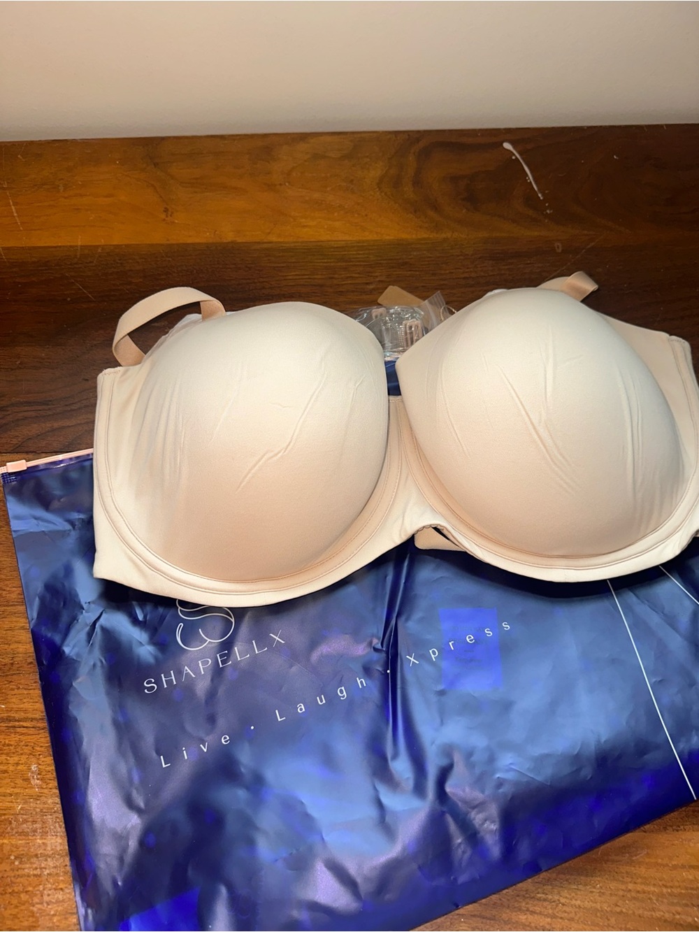 Shapellx Nude Strapless Padded Bra